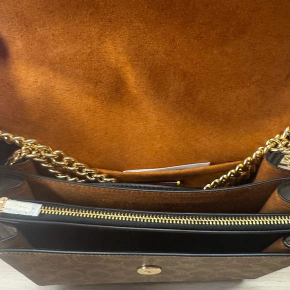 Coach Black and Tan Crossbody Bag - Picture 5 of 6